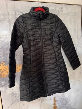 Patagonia Women's Black Packable Quilted Long Puffer Coat